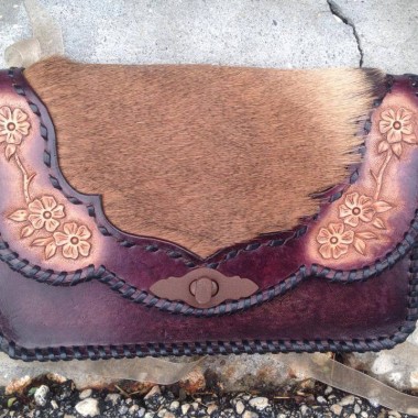 One-of-a-Kind Leather Evening Bag